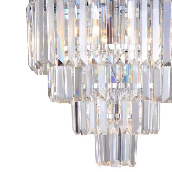 Natynkowa lampa chrom Amedeo FC17106/4+1-CHR plafon nad wyspę