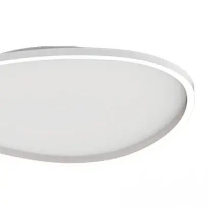 Sufitowy plafon do kuchni 23209 LED 39W 3000K owalny biały