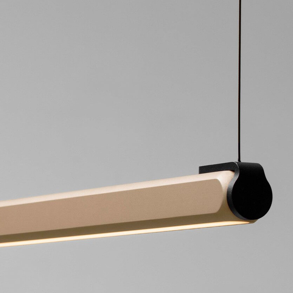 Wisząca lampa nad stół CALACA LE44767 LED 28W 3000K podłużna złota czarna