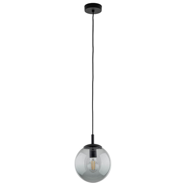 Zwisająca lampa nad stół Esme 5379 bubble grafitowa czarna