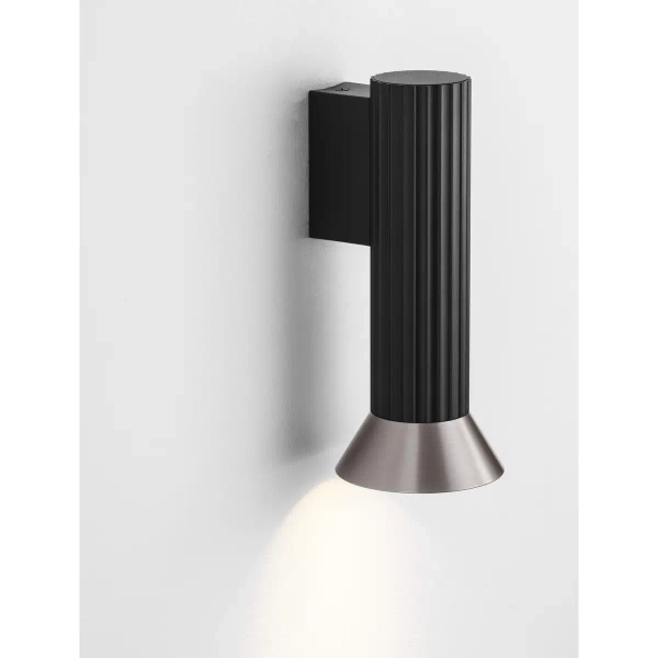 Kinkiet ścienny metalowy MARENZO LE45608 do salonu czarny brązowy