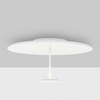 Nasufitowa lampa COLCHANI LE44666 LED 30W 3000K talerz metalowa biała