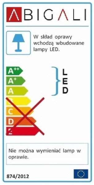 Dekoracyjny kinkiet DEER-B LED 6W jeleń metalowy czarny