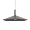 Lampa wisząca Capri 41013 Sigma talerz do sypialni metalowa srebrna