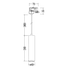Lampa zwis trójobwodowa szynowa Cyklop Track ML2132 tubka biały