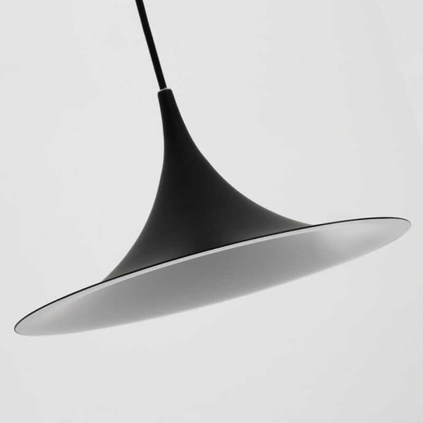 Lampa zawieszana nad stół Oslo ABR-OSLO-B Abruzzo stożek czarna