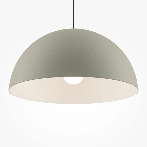 Wisząca lampa kuchenna Basic colors MOD168PL-01BG Maytoni kopuła szary