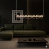 Molekułowa lampa wisząca Atola ML2244 LED 19W 4000K bubbles czarna