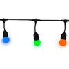 Girlanda ogrodowa z kolorowymi żarówkami 10 LED 6W 3000K 5,6m IP44