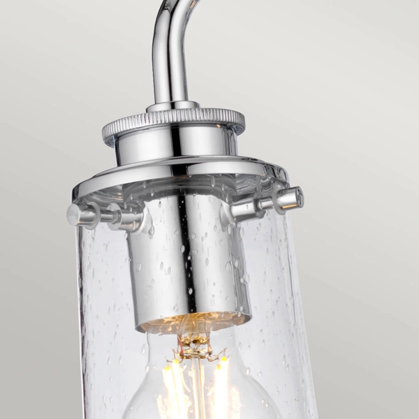 Ścienna lampa metalowa Braelyn QN-BRAELYN3-PC Quintiesse podłużne IP44 chrom