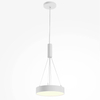 Nasufitowa lampa Zon C032CL-36W3K-RD-W Maytoni LED 36W 3000K okrąg biała
