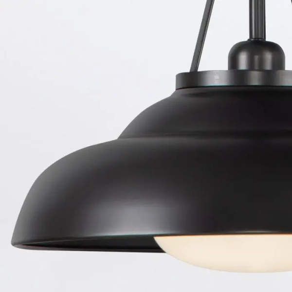 Wisząca lampa nad wyspę Palmetto QN-PALMETTO-P-M-UBZ do kuchni czarny