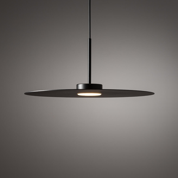Kapeluszowa lampa wisząca Simone 11410 Nowodvorski okrągła czarna