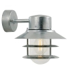 Ogrodowa lampa ścienna Blokhus 25051031 IP54 retro srebrny