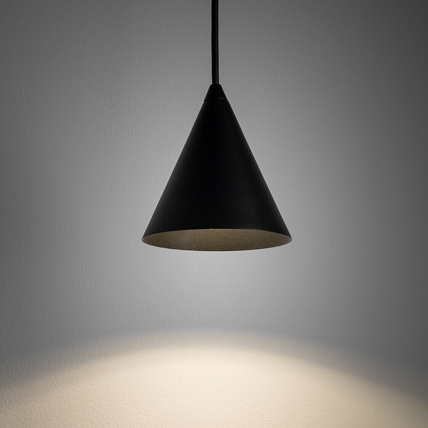 Trójkątna lampa zwieszana ZENITH 11452 do salonu czarny