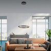 Wisząca lampa RITUS 15393-13 Just Light LED 23,5W 3000K ring antracyt