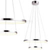 Wisząca lampa LUNE 32-64769 futurystyczna zwis LED 40W 4000K rings chrom