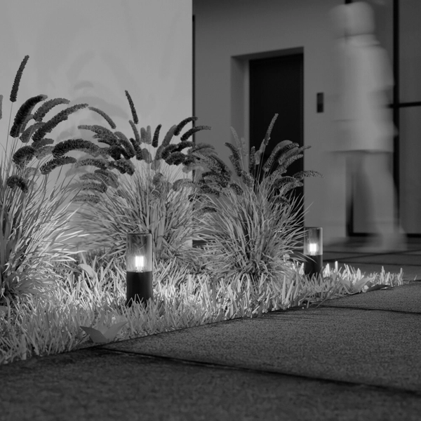 Stołowa lampa zewnętrzna Amas O432FL-01GF Maytoni IP54 tuba grafitowy