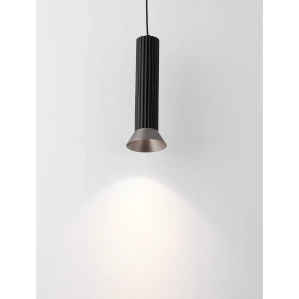 Wisząca lampa nad stół MARENZO LE45605 metalowa czarna brązowa