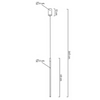 Minimalistyczna lampa wisząca Ombre MSE1501100138 LED 8,5W 3000K złota