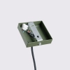 Wisząca lampa podłużna KARBON SL.1611 tubka ryflowana oliwkowa