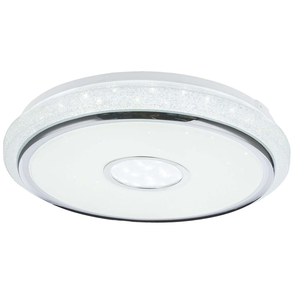 Plafon LAMPA sufitowa DANI 48389-40 Globo okrągła OPRAWA natynkowa LED 40W z efektem gwiazd biała