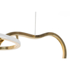 Ledowa lampa wisząca Jazz MSE1501100202 Moosee 64W 3000K złota