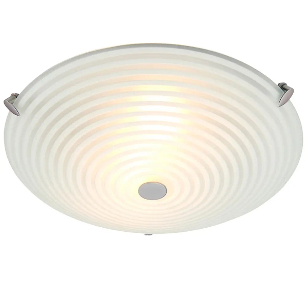 Plafon do salonu Roundel 633-32 okrągły chrom przezroczysty