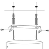 Kaskadowa lampa wisząca Sopel 33627 Sigma zwis tuby metalowa złota