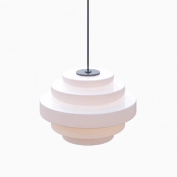 Szklana wisząca lampa Filo Milky 9000PL_G1_L do kuchni biała czarna