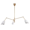 Lampa sufitowa regulowana RAGNO ST-8625P white mosiądz biała