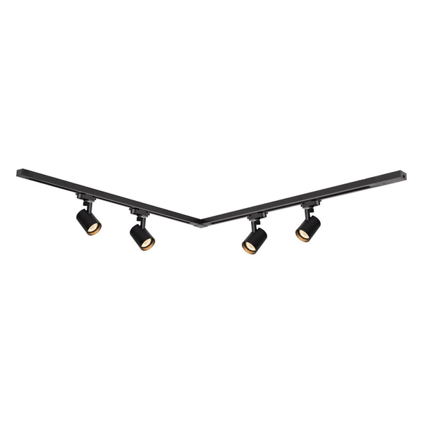 Zestaw szynoprzewód z prowadnicą Volf ML0684 Milagro metalowy czarny