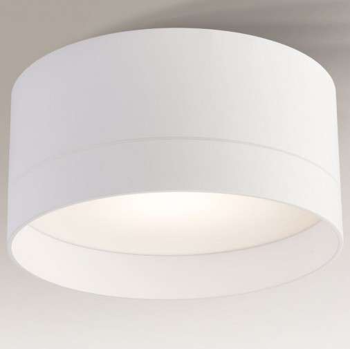 Plafon LAMPA sufitowa TOSA 7065 Shilo okrągła OPRAWA natynkowa biała