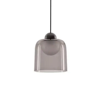 Cylindryczna wisząca lampa TAVENCO LE45211 LED 5W 3000K do jadalni czarny