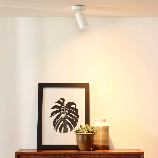 Lampa sufitowa XYRUS 23954/06/31 Lucide rurka do gabinetu biała