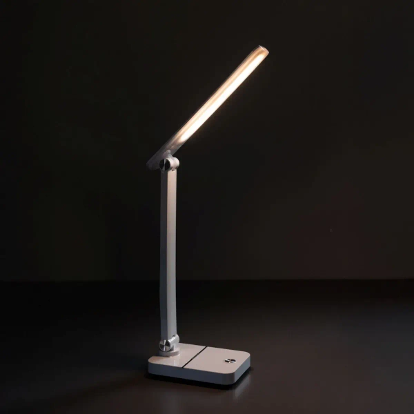 Nowoczesna lampa BIURKOWA 1949-WH LED 8W CCT regulowana biała