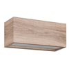 Tarasowa lampa ścienna Mayenne 218560235 IP44 kostka prostokąt drewniana outlet