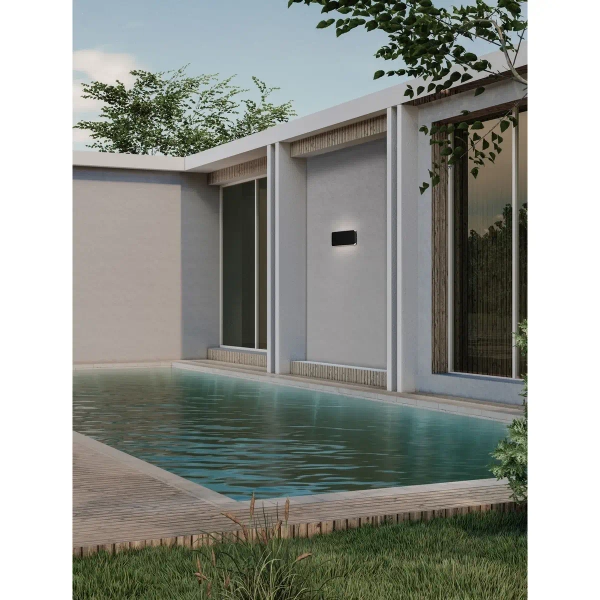 Elewacyjna lampa do ogrodu CIFANDA LE75201 LED 10W 3000K IP65 antracyt