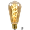 Żarówka edison LED 49034/04/62 Lucide E27 4W 2200K 230lm bursztynowa