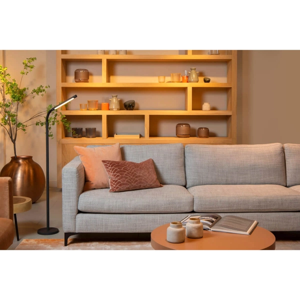 Podłogowa lampa stojąca Gilly LED 3W 2700K do salonu czarna