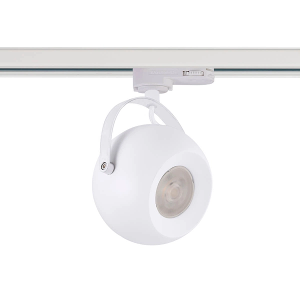 Regulowana lampa Gulia AZ4709 do 3-fazowego systemu fazowego biała