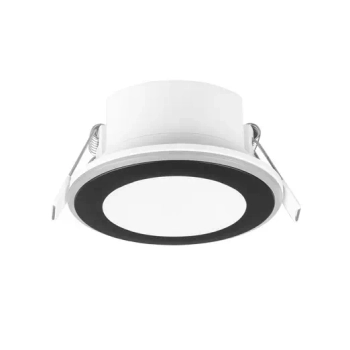Wpustowa lampa sufitowa AURA 652310132 LED 5W 3000K okrągły czarny