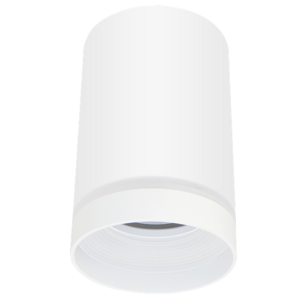 Nasufitowa lampa minimalistyczna Fabri metalowa do pokoju biała