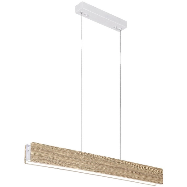 Wisząca lampa ekologiczna Cinnamon 3091 LED 34W 3000K belka drewniana