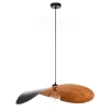 Lampa wisząca LEAF miedziana czarna 1xE27 kompozyt do salonu 41919