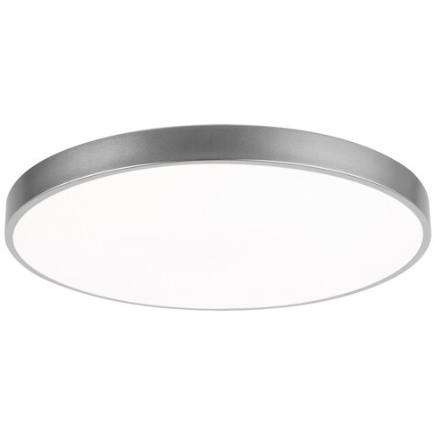 Nowoczesna LAMPA sufitowa TESIA 3315 Rabalux okrągły plafon LED 36W 4000K do salonu srebrny