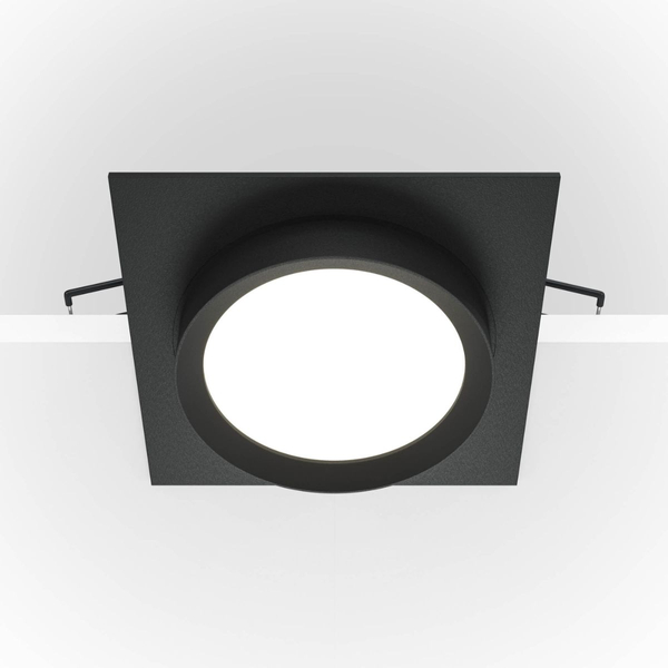 Oprawa wpuszczana sufitowa Hoop DL086-GX53-SQ-B czarna