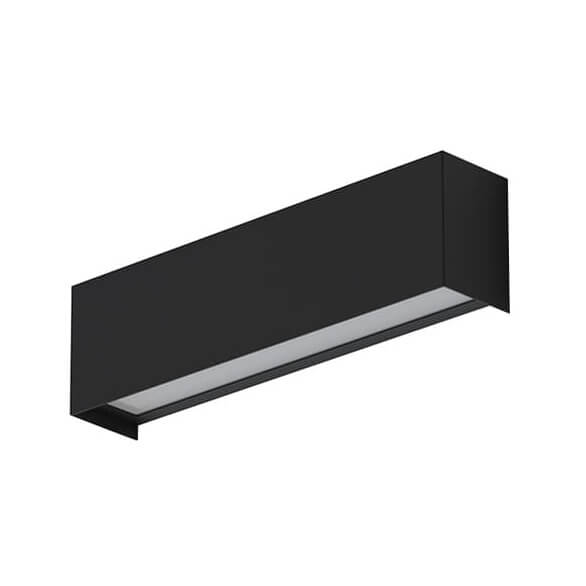 Czarna lampa nad lustro STRAIGHT WALL 7601 kinkiet ścienna belka