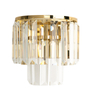 Kryształowy kinkiet MONACO W0288 Maxlight glamour do jadalni złoty