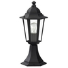 Zewnętrzna lampka ogrodowa VELENCE 8206 latarenka metalowa IP43 czarna